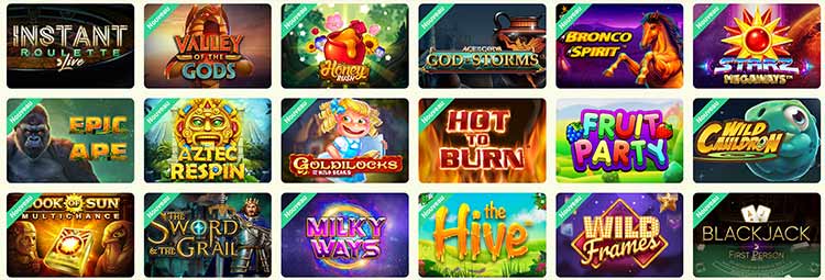 Les jeux du Yoyo Casino