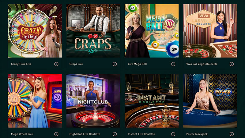 livecasino games