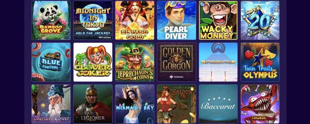 screenshot andromeda casino games