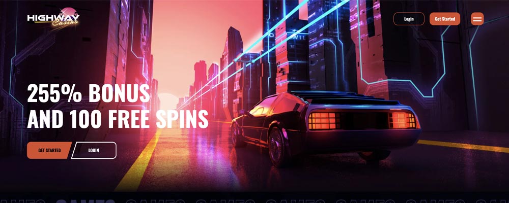 screenshot highway casinon interface