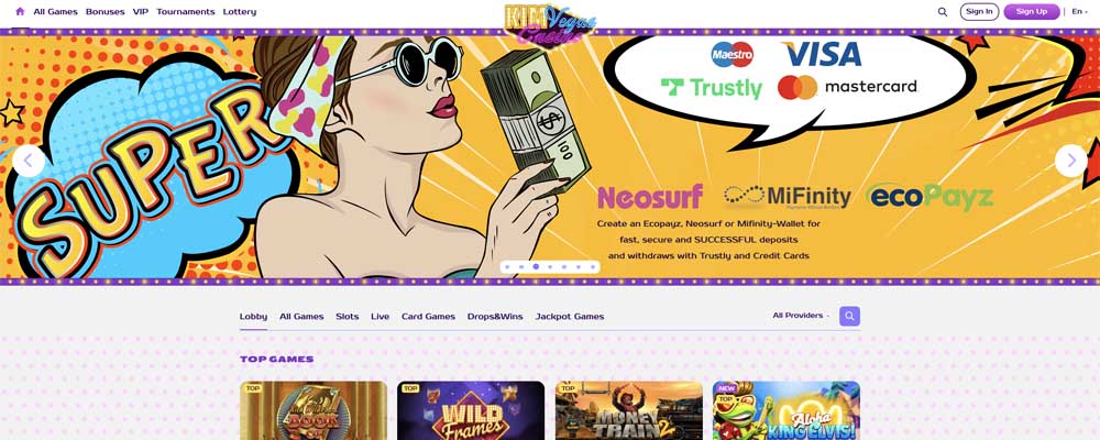 screenshot kim vegas interface