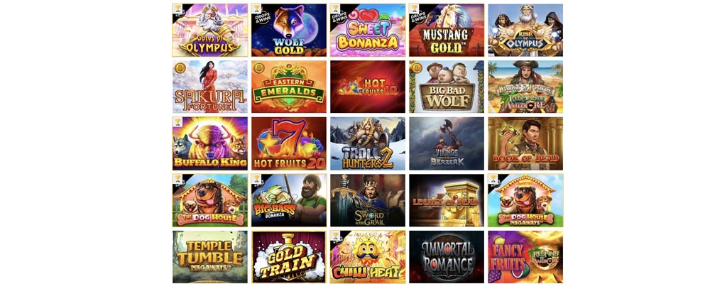 screenshot mr bet casino games