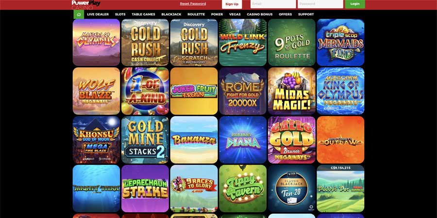 screenshot slots powerplay casino